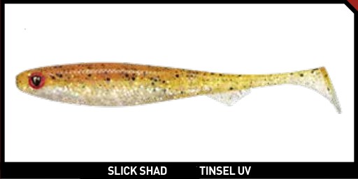 FOX SLICK SHAD TINSEL UV 11CM 1KOM